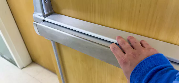 Installing a Push Bar on a Door Mukilteo